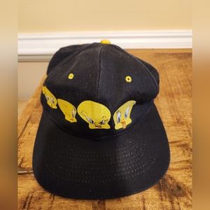 Vintage Tweety Bird black baseball cap